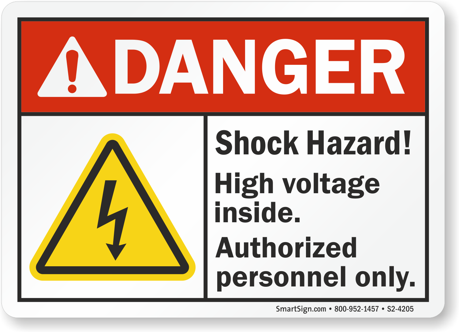 Hazard & Danger Signage